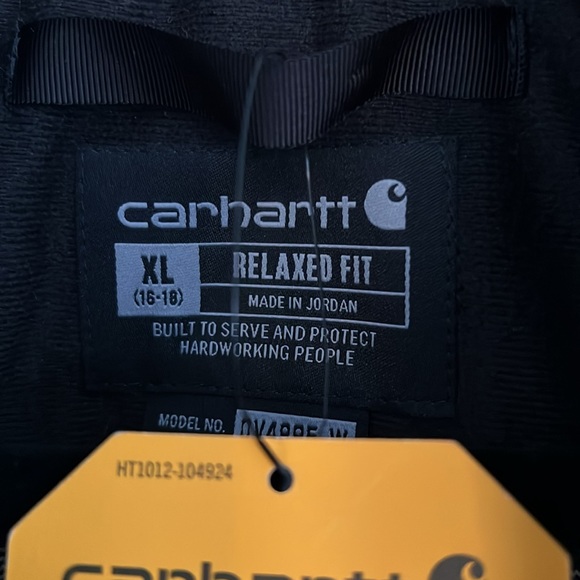 Carhartt Fleece button Up Hooded Vest 🖤🖤🖤 - Picture 5 of 6